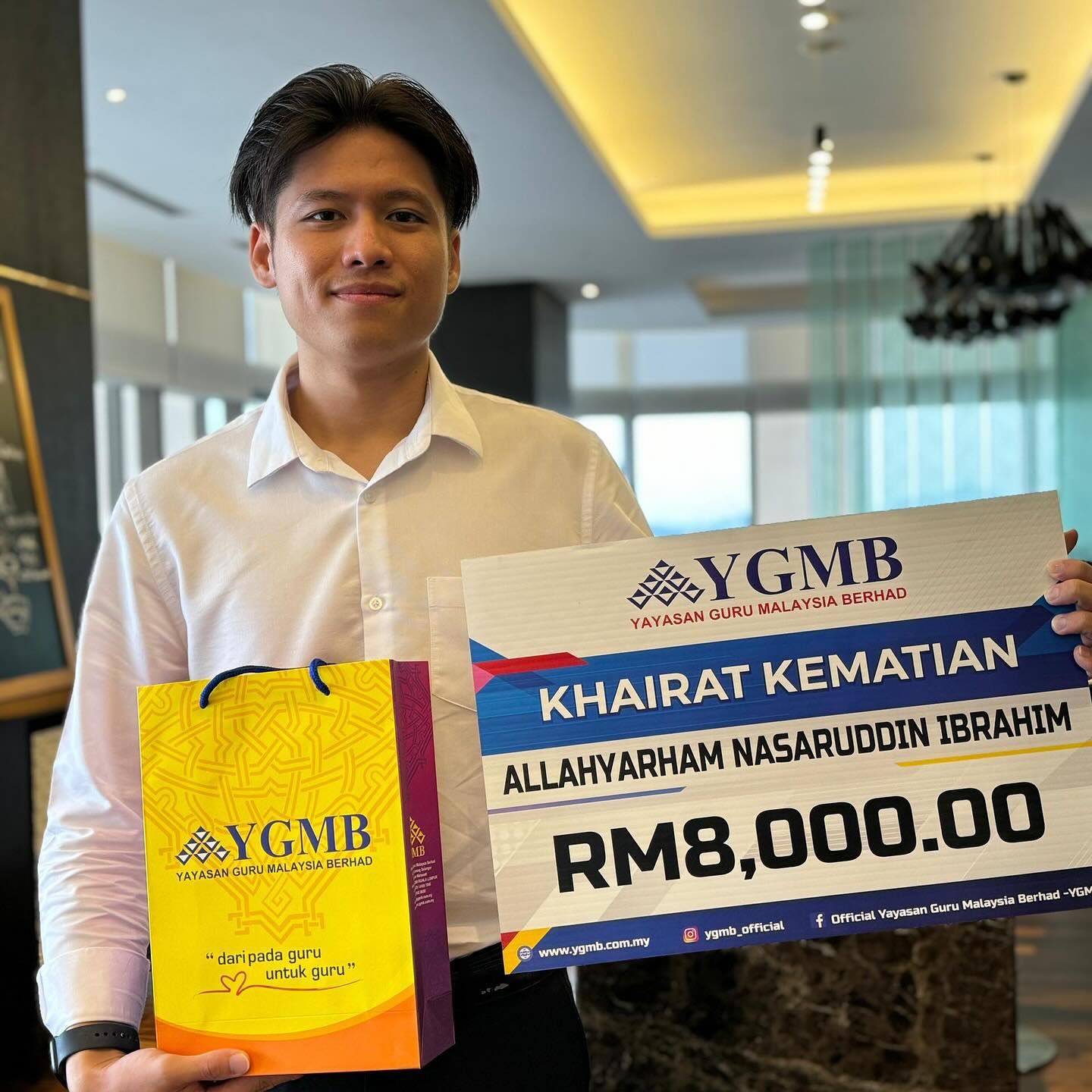 YGMB SERAH MANFAAT KHAIRAT KEMATIAN KEPADA WARIS AHLI SKIM 16