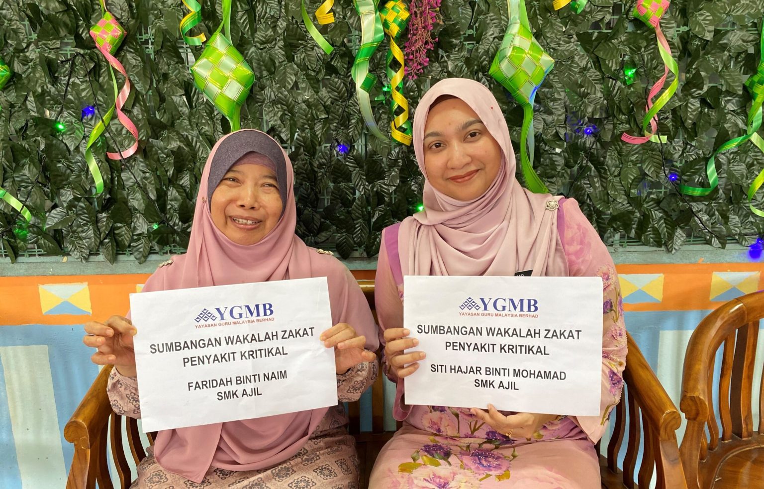 HARI GURU 2023: DUA GURU SAKIT KRITIKAL TERIMA WAKALAH ZAKAT