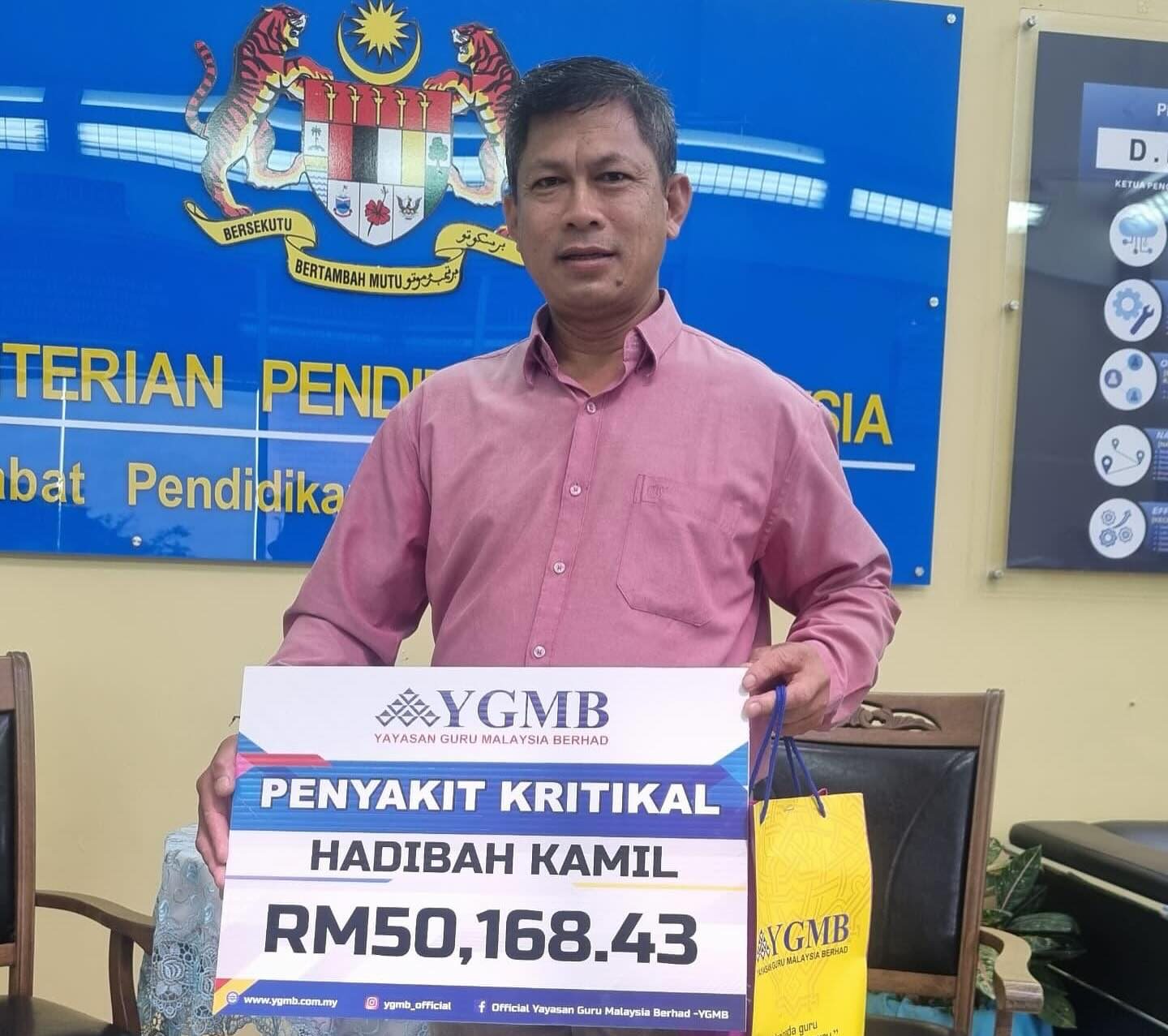 AHLI SKIM EMAS TERIMA MANFAAT PENYAKIT KRITIKAL RM50,000, SUAMI SERU WARGA PENDIDIK DAFTAR KEAHLIAN YGMB