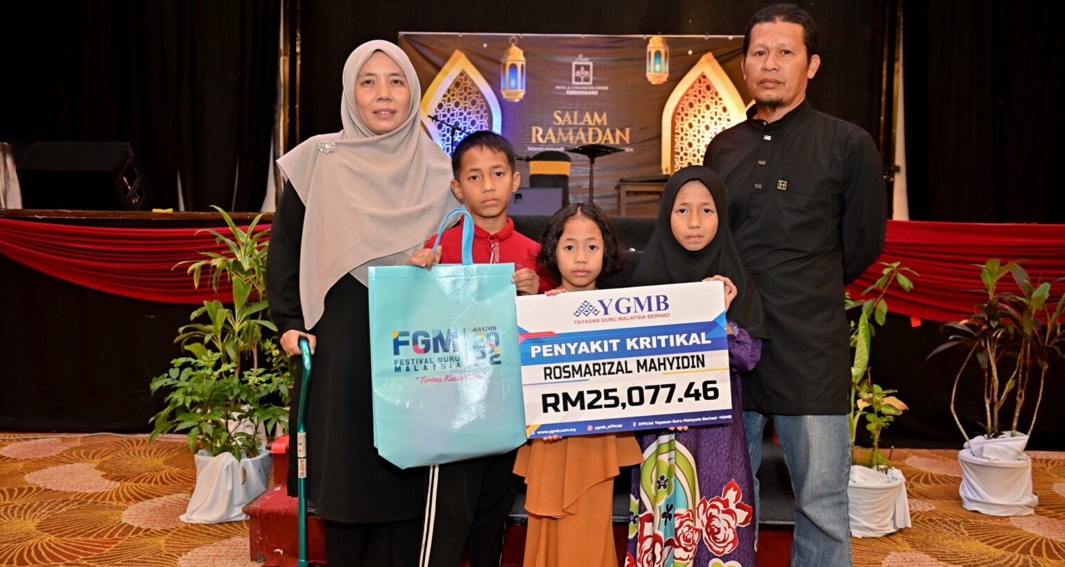DISAHKAN LUMPUH OTAK KANAN, CIKGU ROSMARIZAL AKUR JALANI UJIAN HIDUP