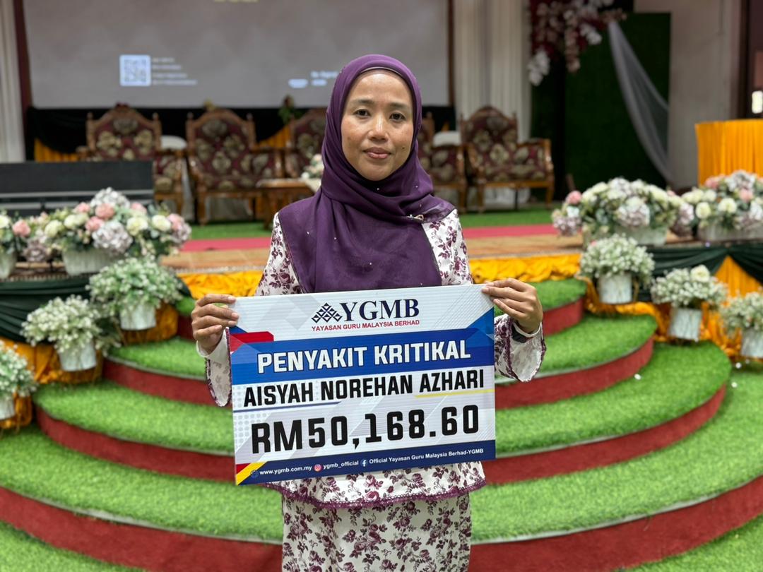 PEMBANTU PENGURUSAN MURID TERIMA RM50 RIBU MANFAAT PENYAKIT KRITIKAL