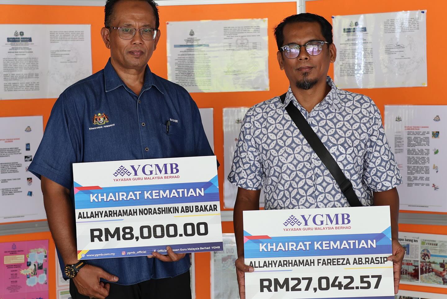 ABANG SEBAK TERIMA MANFAAT KHAIRAT KEMATIAN ADIK