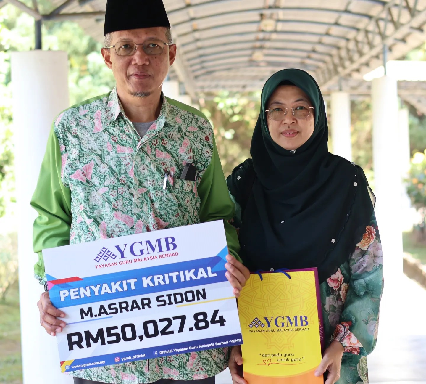 ”SAYA BERHUTANG BUDI DENGAN YGMB” – PENSYARAH HIDAP KANSER