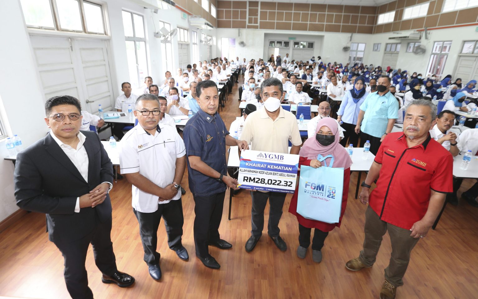 CIKGU ASOHAN ZAHIR RASA SYUKUR, YGMB PROAKTIF BANTU WARIS AS18